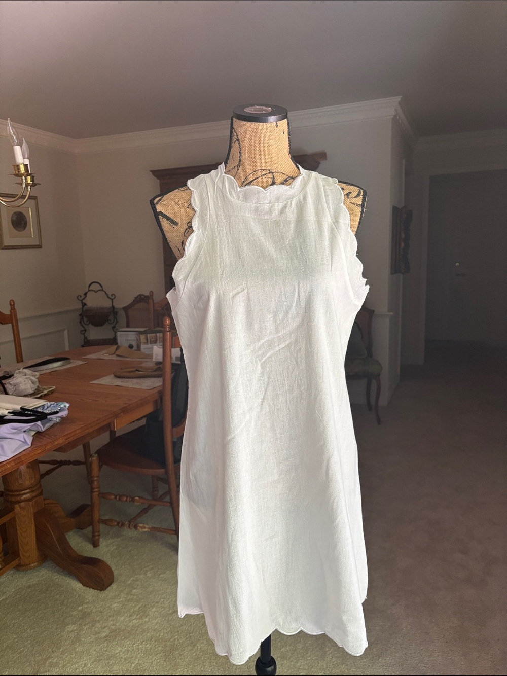 Noracora White Women’s Summer Dress - Clean Minimalist Style